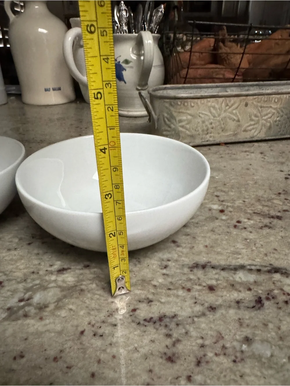 Crate&Barrel x Martin Hunt White Ceramic Salad Bowls - Set of 2